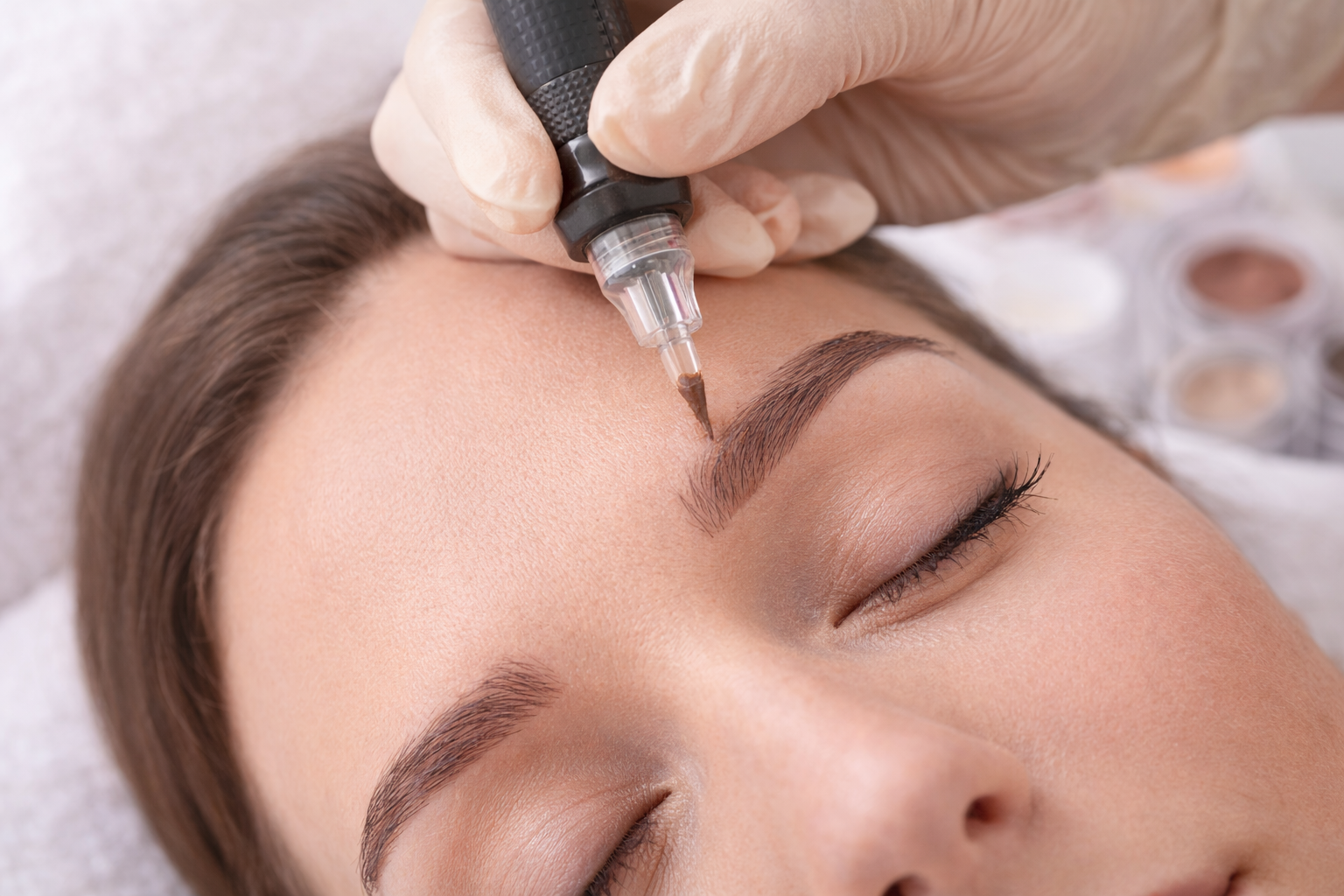 Permanente make-up wenkbrauwen